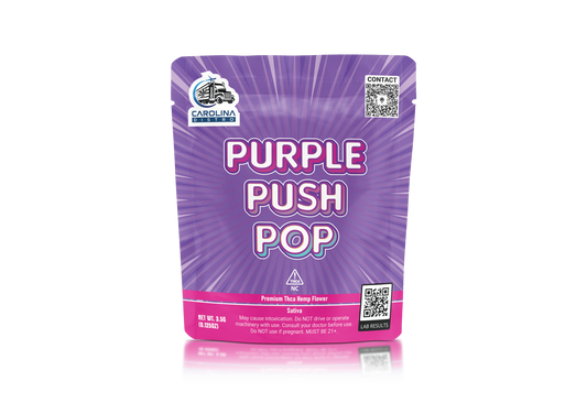 Purple Push Pop Indoor THCA - Sativa - Carolina Distro
